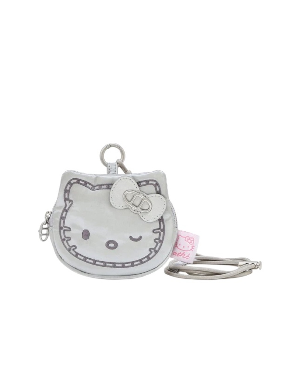 NWTHello Kitty x ATHE Studded Silver Strap Mini Pouch